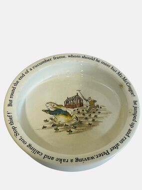 Wedgwood Beatrix Potter Peter Rabbit Child's Bowl